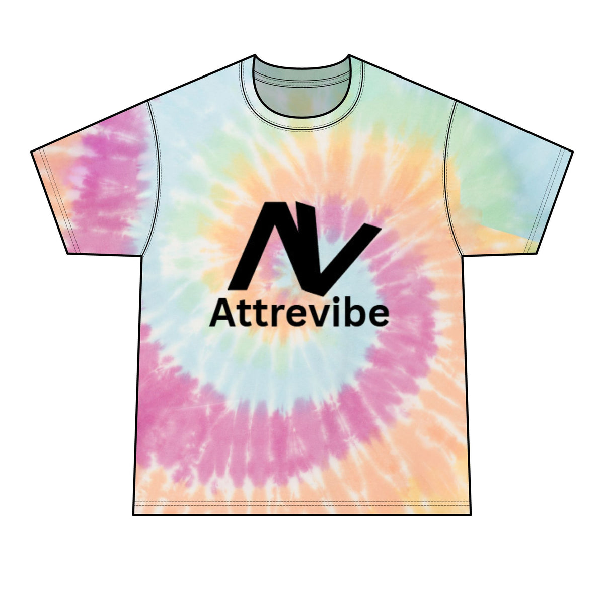 Black Spiral Graphic Shirt